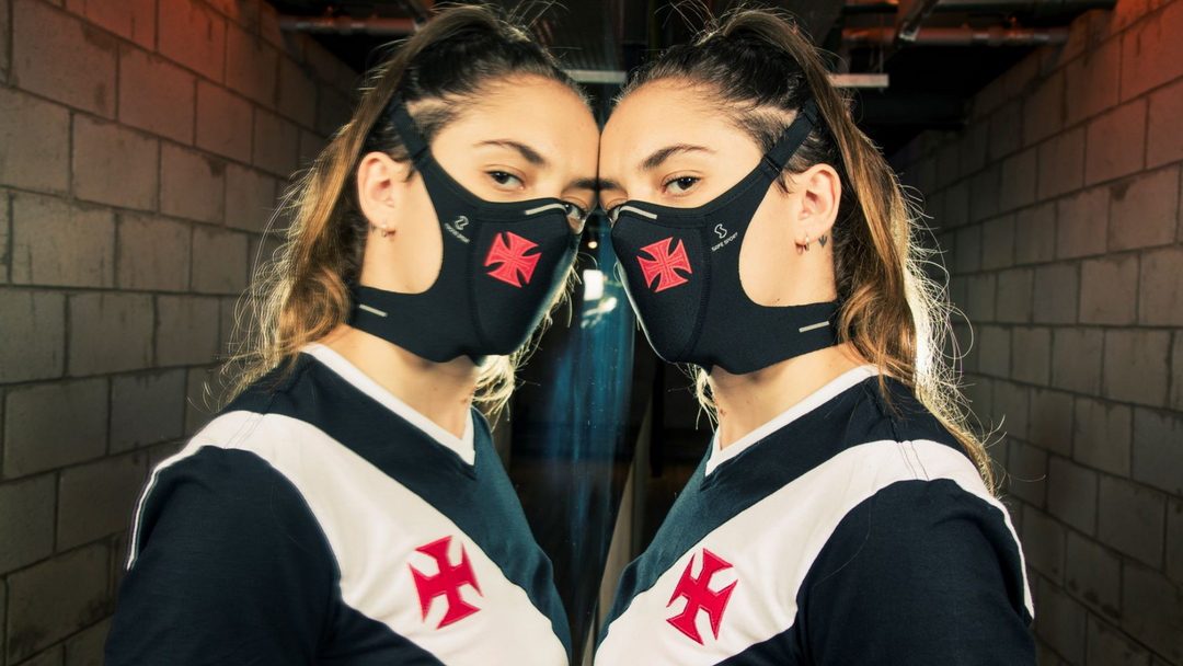 MÁSCARAS PERSONALIZADAS - GALO, VASCO, JUVENTUS E LUSA