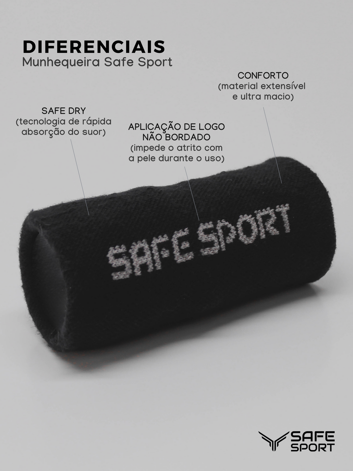 Munhequeira Pro Safe Sport (par)